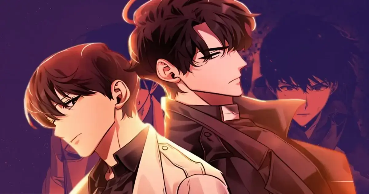 Two Manhwa characters that look cool and handsome